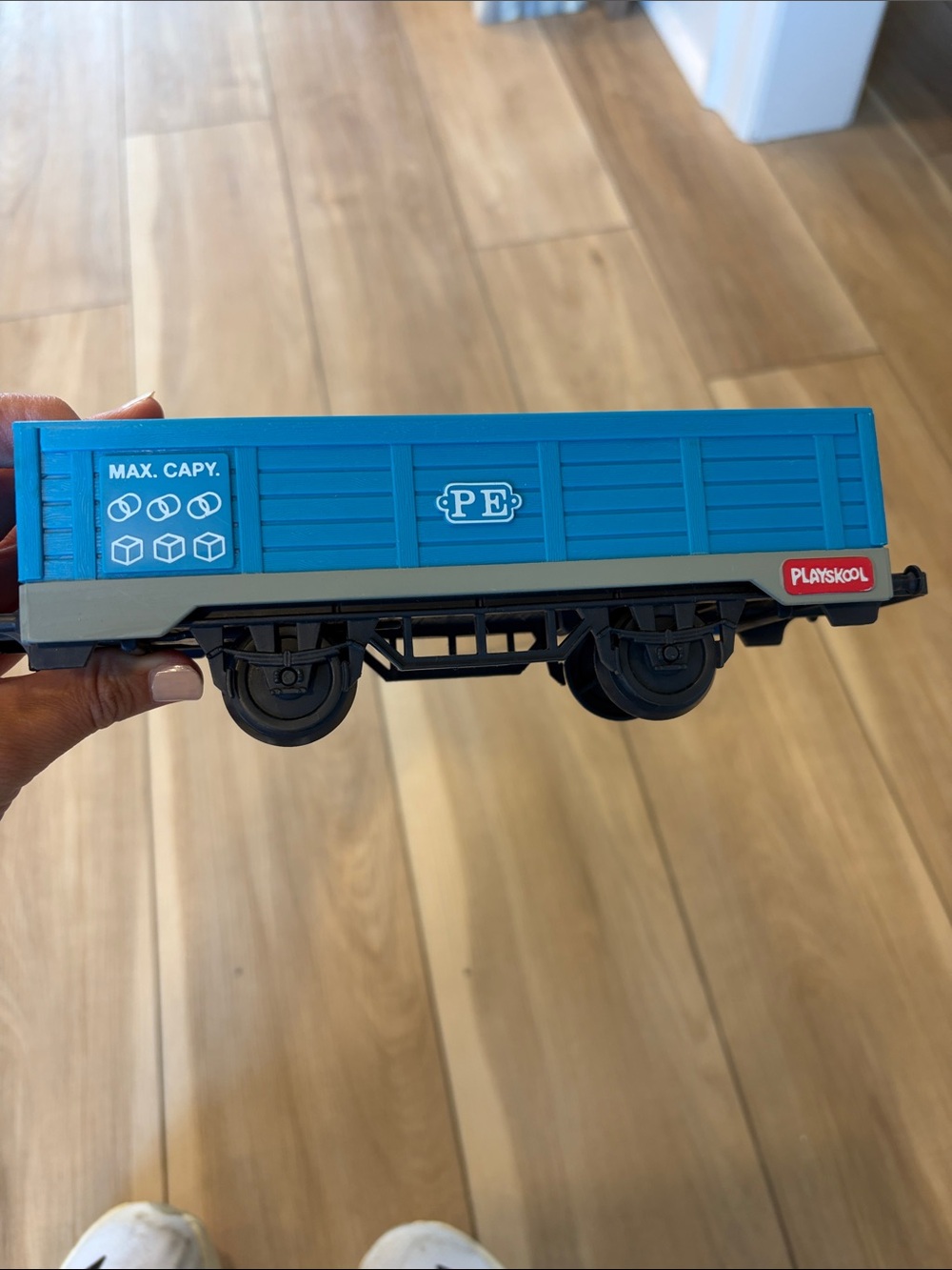 Playskool Express Blue Toy Train Freight Car - Kids Toys